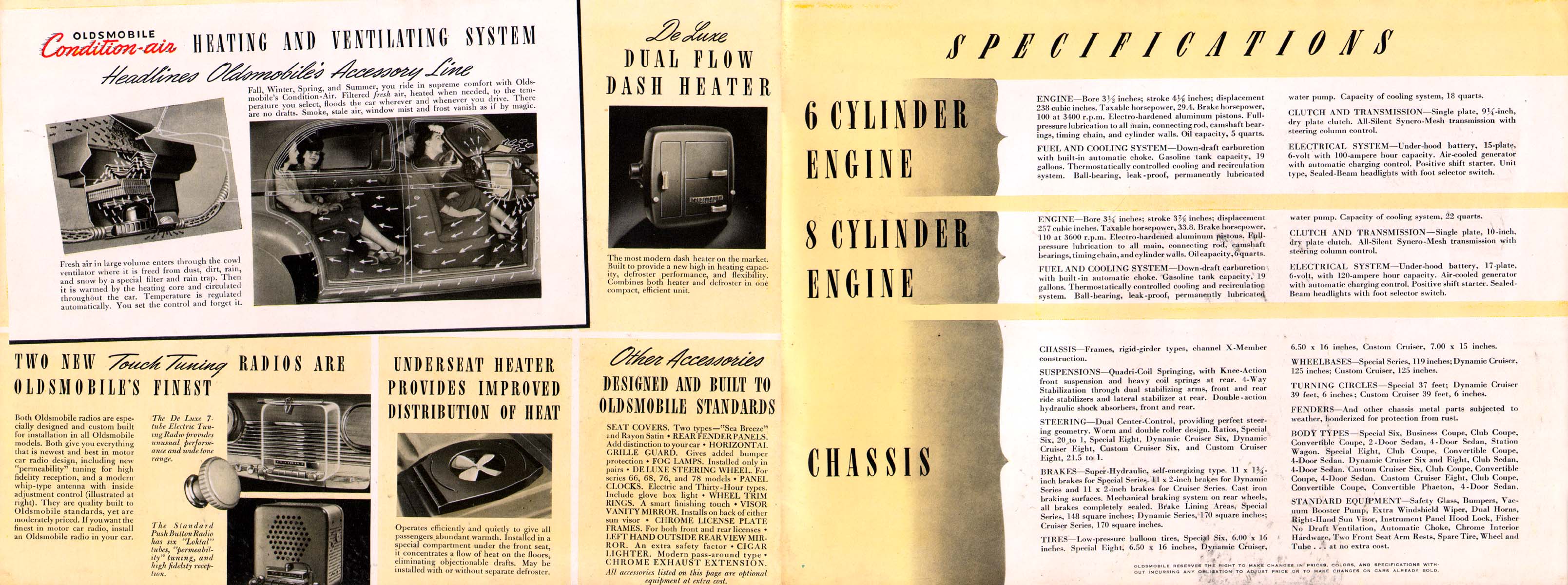 1941 Oldsmobile Prestige Brochure Page 14